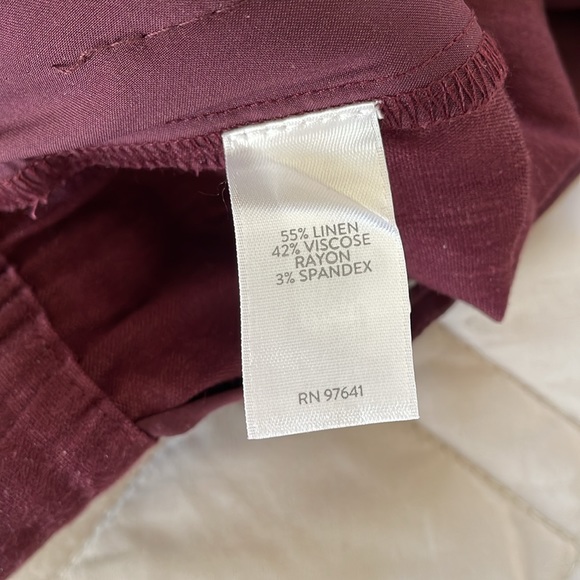 J Jill linen stretch ankle pants - Picture 4 of 6